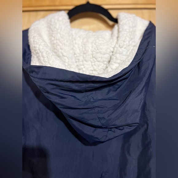 Victoria's Secret Pink Women Sherpa Lined Jacket Full Zip Hoodie SIZE M/L - Picture 5 of 8